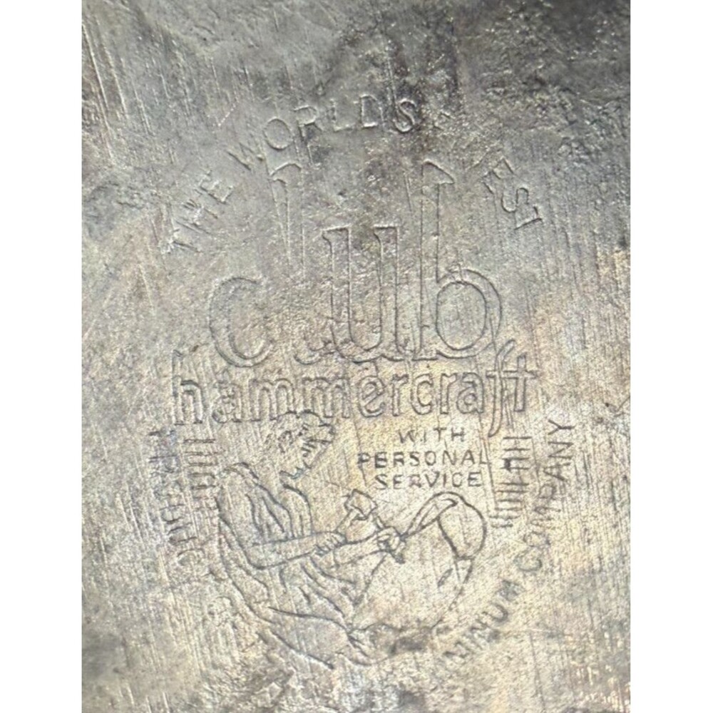 Club Hammercraft Aluminum Pot with Handle and Lid  4.5 Qt. 10"   Vintage - Picture 2 of 8